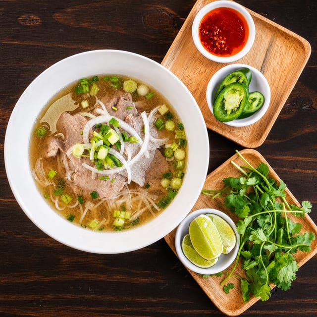 Beef Pho with a Choice of 1 Meat.